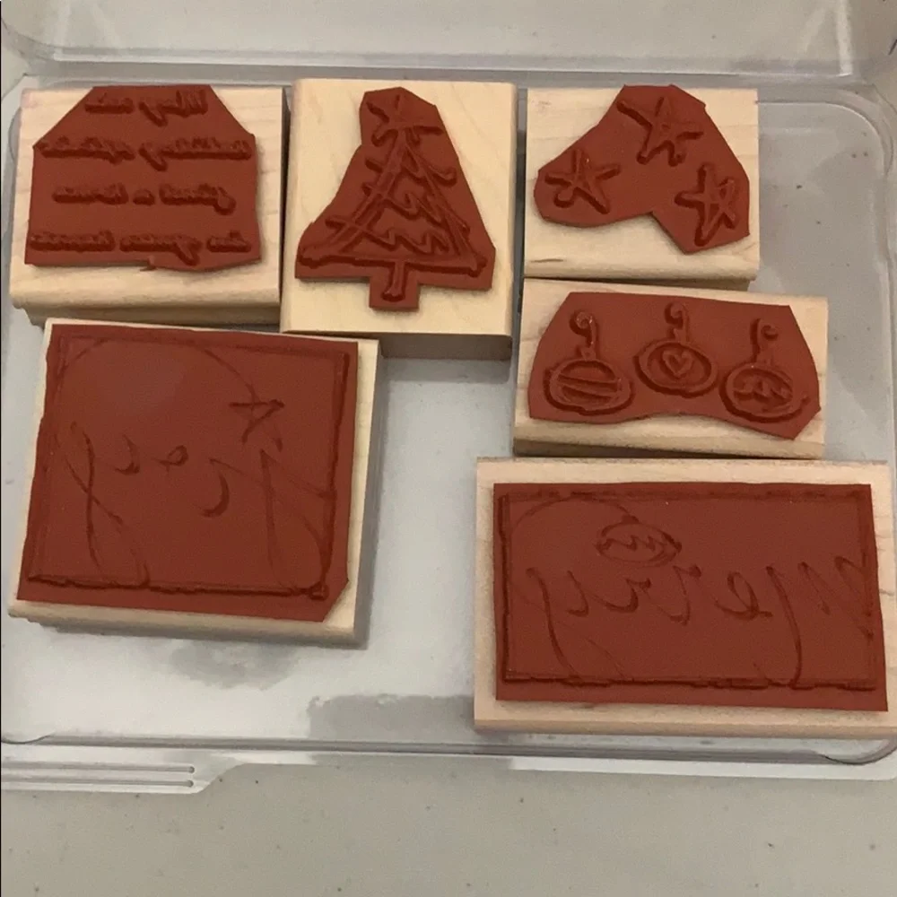 🎭 3/$25 - Stampin Up! Holiday Spirit stamp set